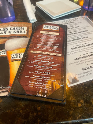 Menu Log Cabin Bar And Grill - 6