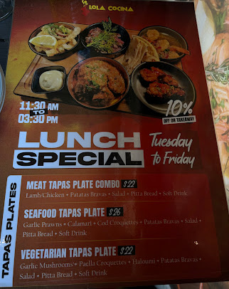 Menu Lola Cocina Spanish - 0