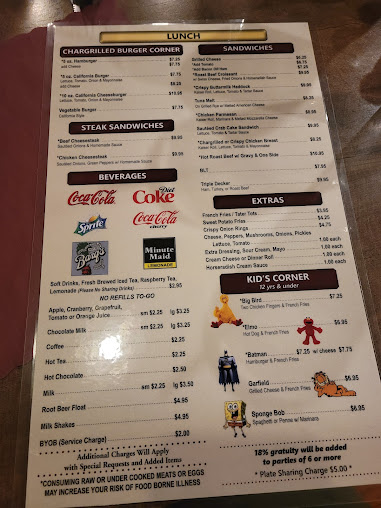 Menu Lombardi’s Corner Family Restaurant - 9