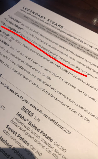 Menu Longhorn Steakhouse - 8