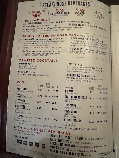 Menu Longhorn Steakhouse - 15