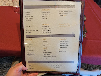 Menu Lookout House - 2