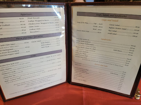 Menu Lookout House - 4
