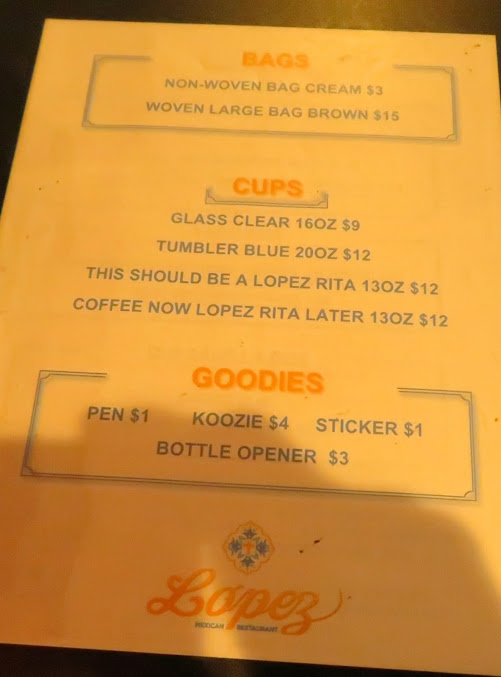 Menu Lopez Mexican Restaurant - Houston - 7