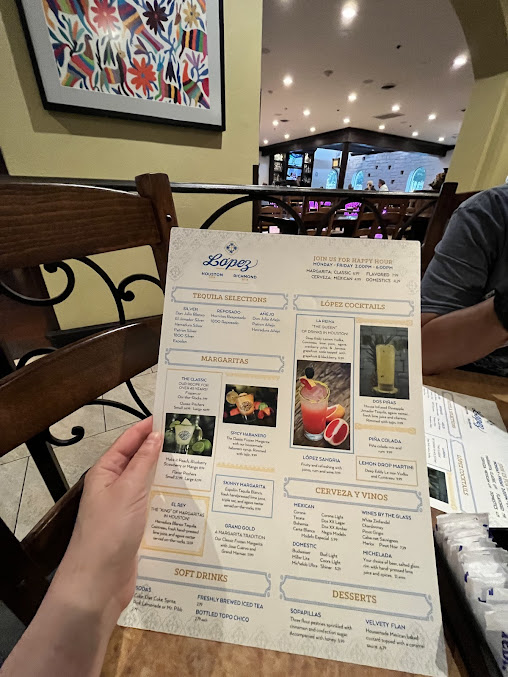 Menu Lopez Mexican Restaurant - Houston - 8