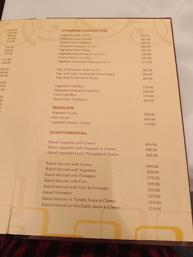 Menu Lords Banquet Restaurant - 1