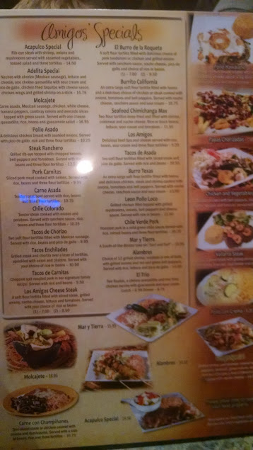 Menu Los Amigos Mexican Restaurant Toccoa - 7