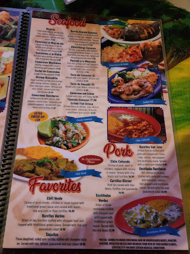 Menu Los Aztecas Mexican Restaurant - 0