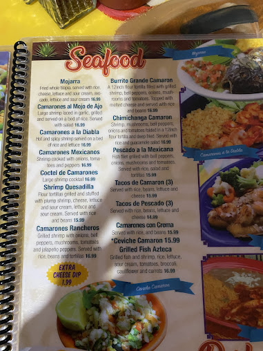 Menu Los Aztecas Mexican Restaurant - 2