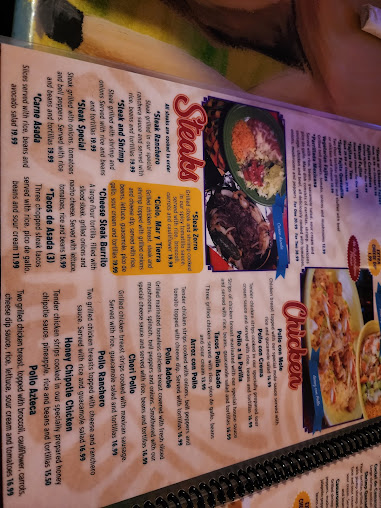 Menu Los Aztecas Mexican Restaurant - 7