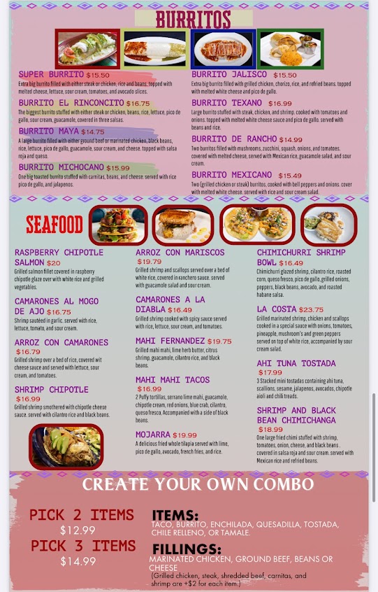 Menu Los Compadres Mexican Grill - 1