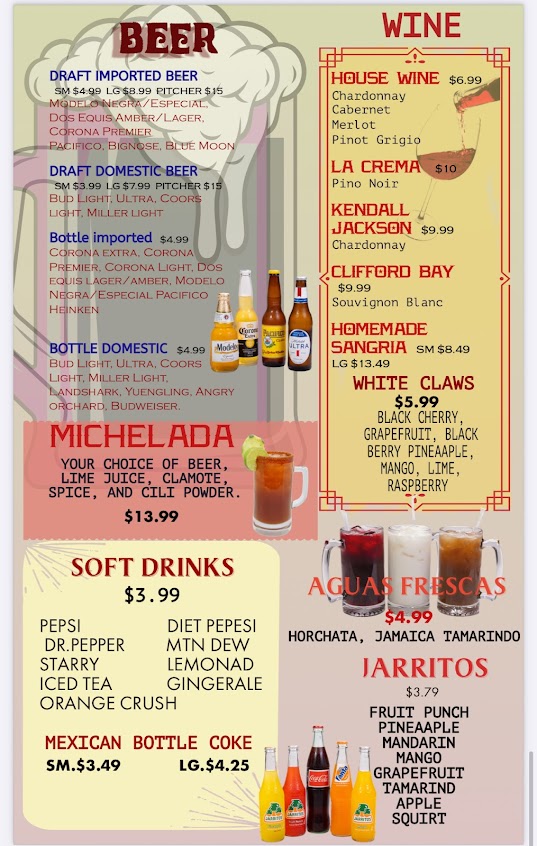 Menu Los Compadres Mexican Grill - 2