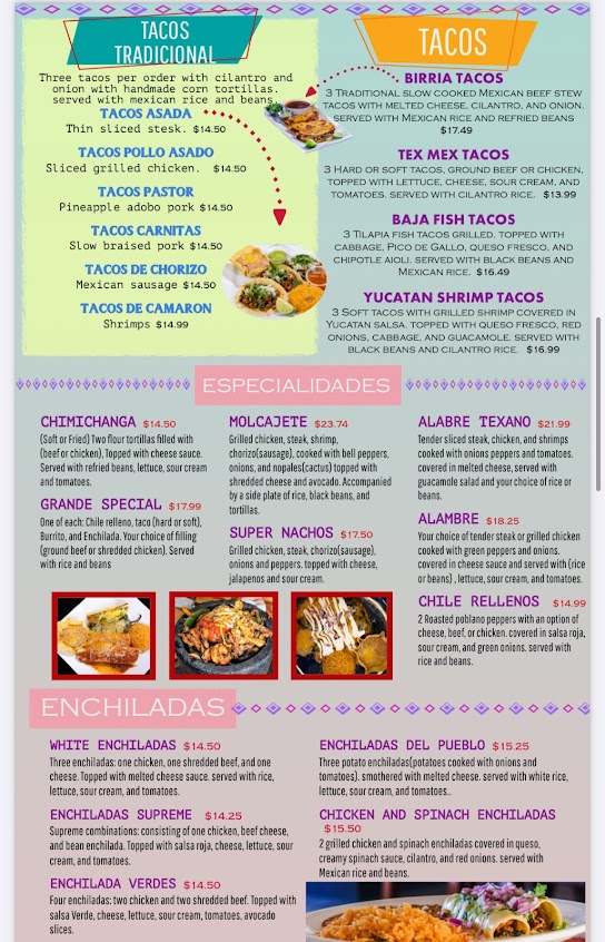 Menu Los Compadres Mexican Grill - 3