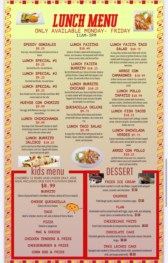 Menu Los Compadres Mexican Grill - 4