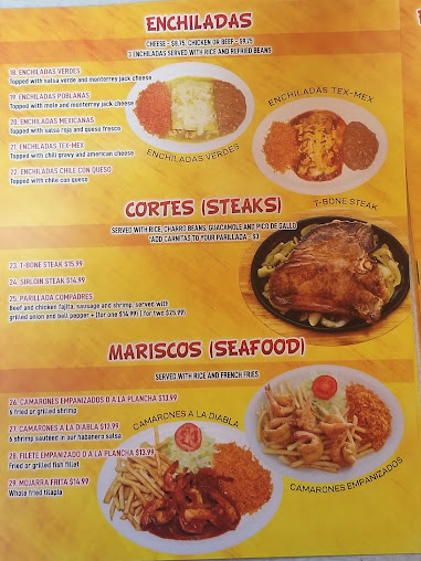 Menu Los Compadres Mexican Restaurant - 8