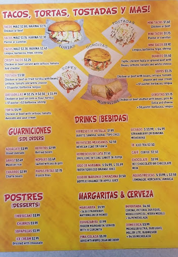 Menu Los Compadres Mexican Restaurant - 9