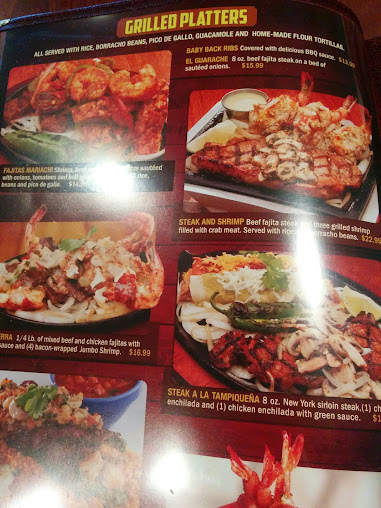 Menu Los Cucos Mexican Cafe - 1