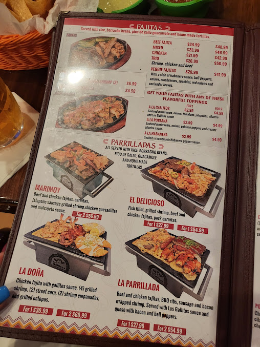 Menu Los Gallitos Mexican Cafe - 0