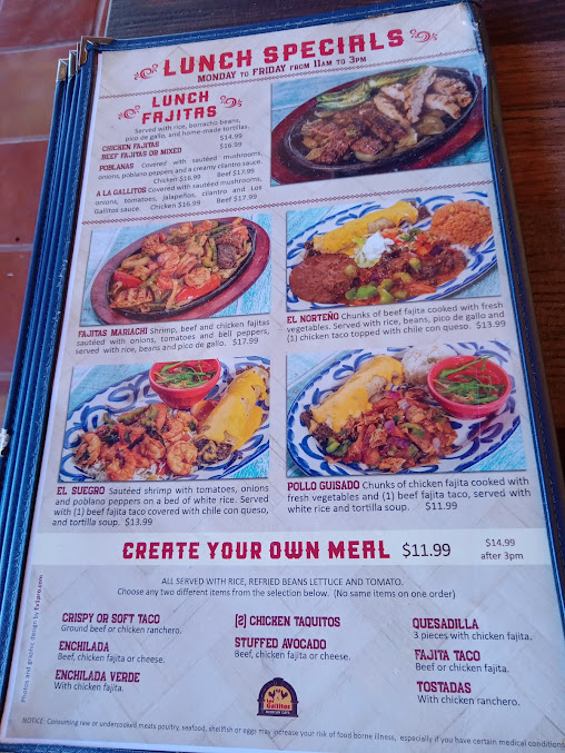 Menu Los Gallitos Mexican Cafe - 4