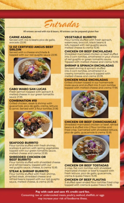 Menu Los Jalapenos Mexican Grill - 5