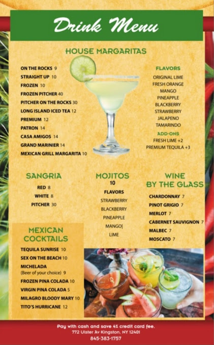 Menu Los Jalapenos Mexican Grill - 6