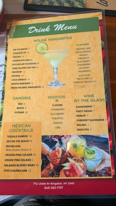 Menu Los Jalapenos Mexican Grill - 9