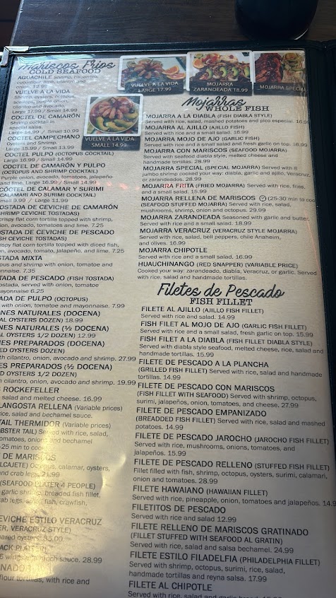 Menu Los Jarochos Antojitos Seafood - 4