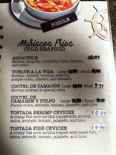 Menu Los Jarochos Antojitos Seafood - 5