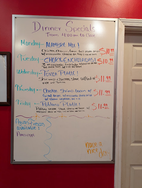 Menu Los Lunas Mexican Restaurant - 7