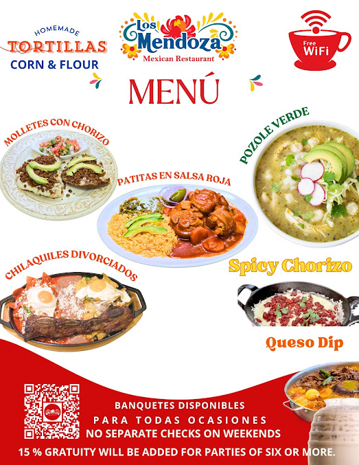 Menu Los Mendoza Mexican Restaurant - 5