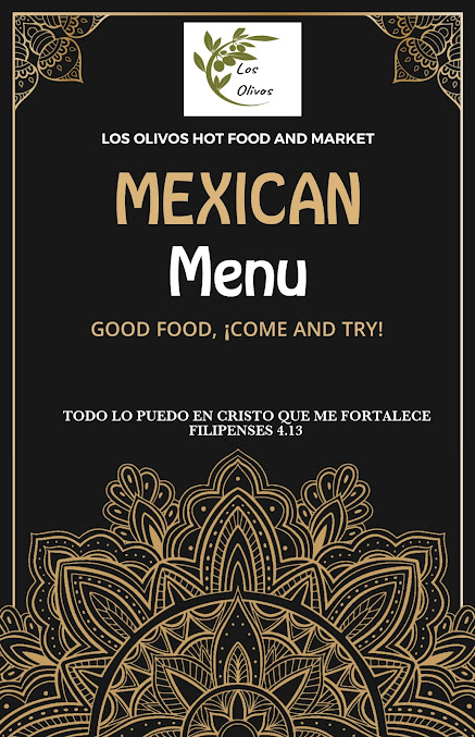 Menu Los Olivos Hot Food And Market - 0