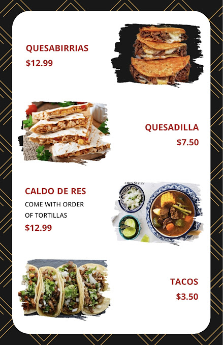 Menu Los Olivos Hot Food And Market - 1