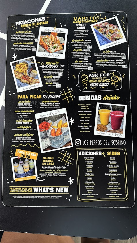 Menu Los Perros Del Sobrino - 3