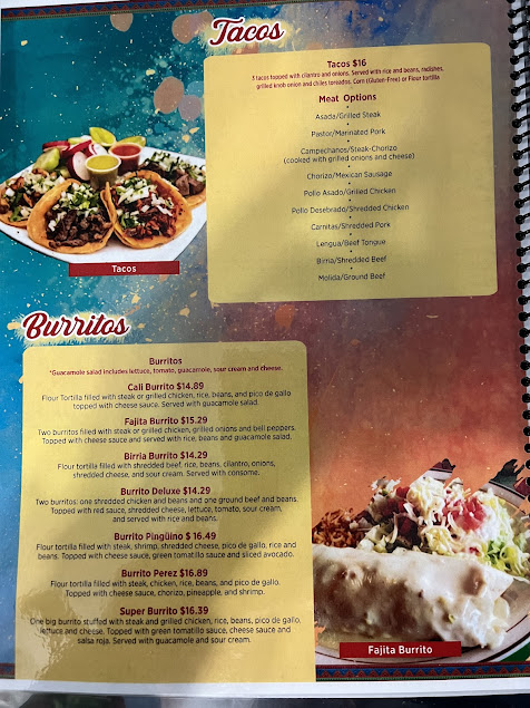 Menu Los Pinguinos Mexican Restaurant - 3