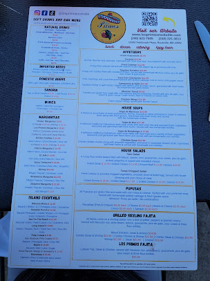 Menu Los Primos Latin American Cuisine - 4