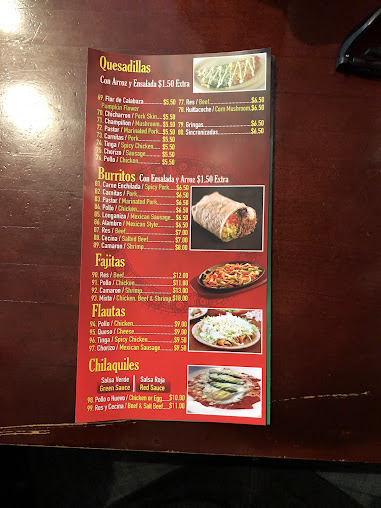 Menu Los Primos Mexican Restaurant - 5