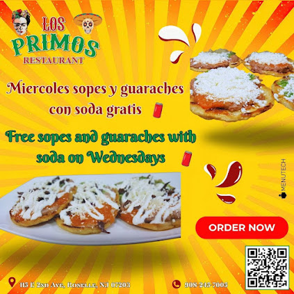 Menu Los Primos Mexican Restaurant - 7
