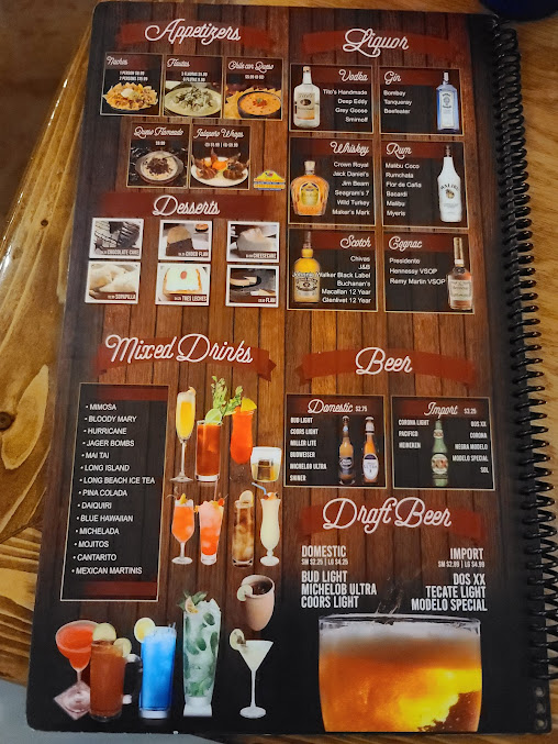 Menu Los Tres Magueyes Cantina Grill - 1