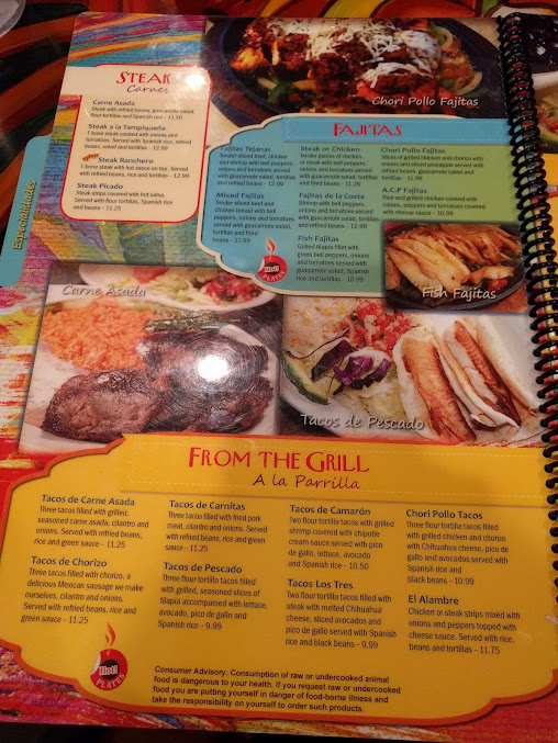 Menu Los Tres Magueyes Green Level - 6