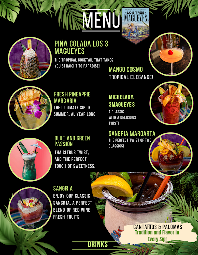 Menu Los Tres Magueyes Green Level - 8