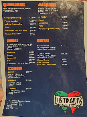 Menu Los Trompos Tacos De Barrio - 0