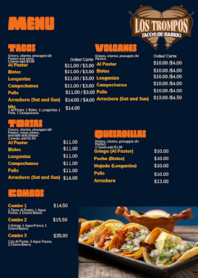 Menu Los Trompos Tacos De Barrio - 6