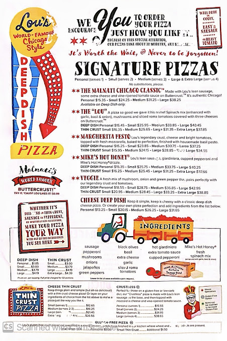 Menu Lou Malnati's Pizzeria - 4