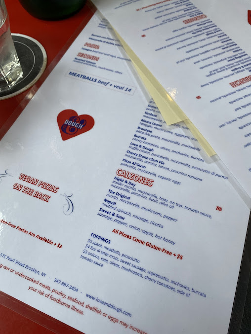 Menu Love & Dough - 3