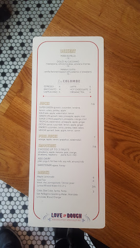 Menu Love & Dough - 4