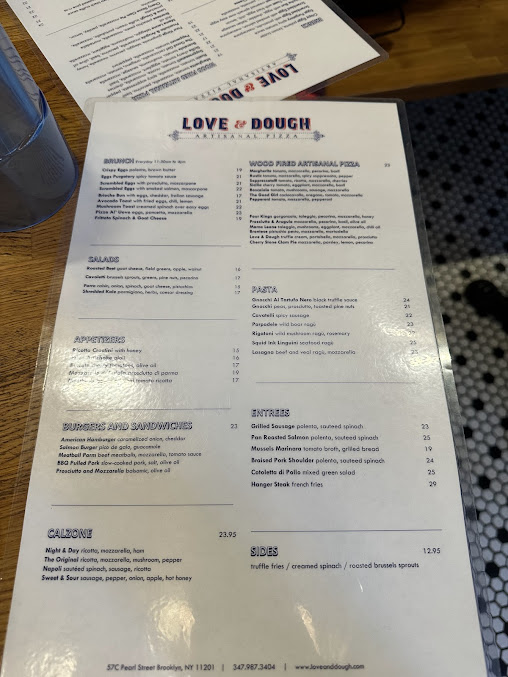 Menu Love & Dough - 8