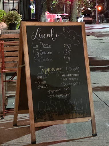 Menu Lucali - 0