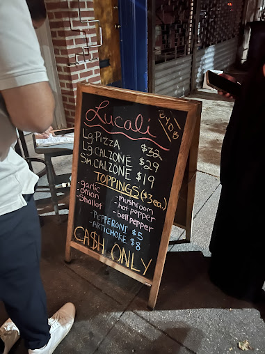 Menu Lucali - 1