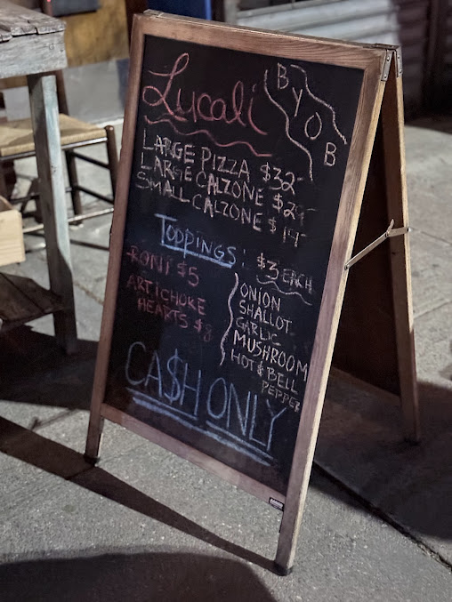 Menu Lucali - 3