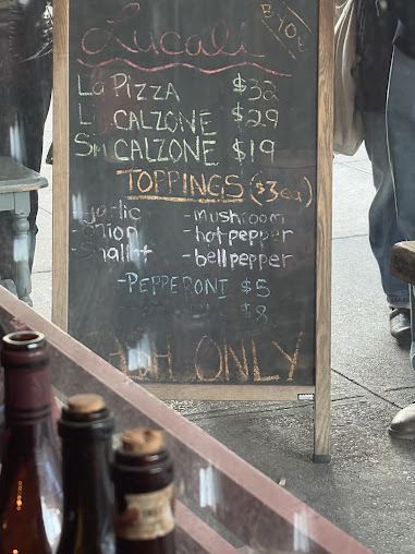 Menu Lucali - 7